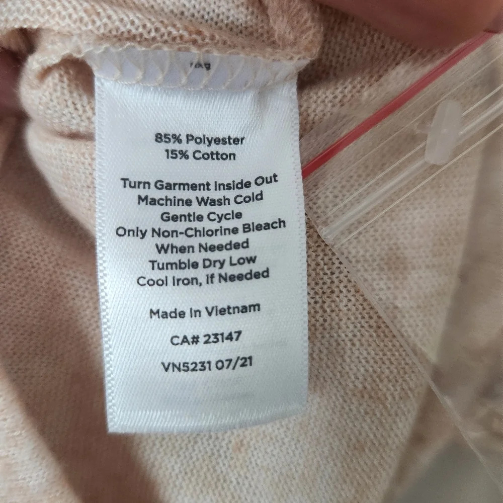 NWT Talbots Haven Well Within | Brushed Featherweight Knit Pajama Top - Sz S - Picture 10 of 12